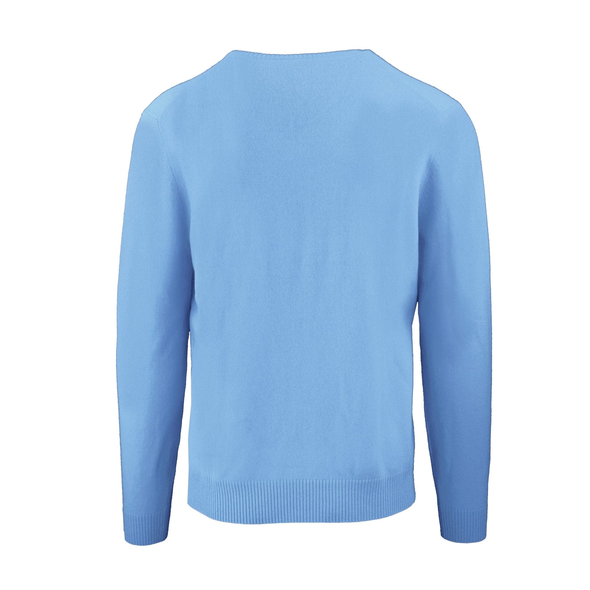 Malo Light Blue Cashmere Sweater - Fizigo